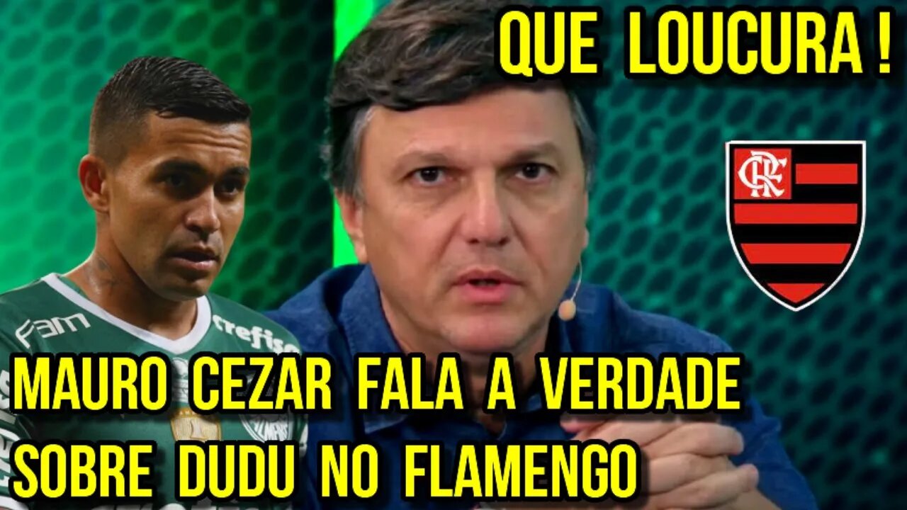 QUE LOUCURA! MAURO CEZAR FALA A VERDADE SOBRE DUDU NO FLAMENGO - É TRETA!!!