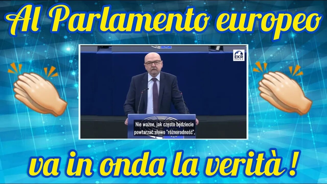 Prof. Ryszard Legutko : Non c'è e non ci sarà un popolo europeo