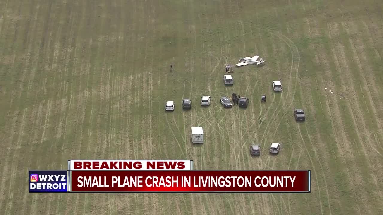 Small plane crashes at Livingston County airport