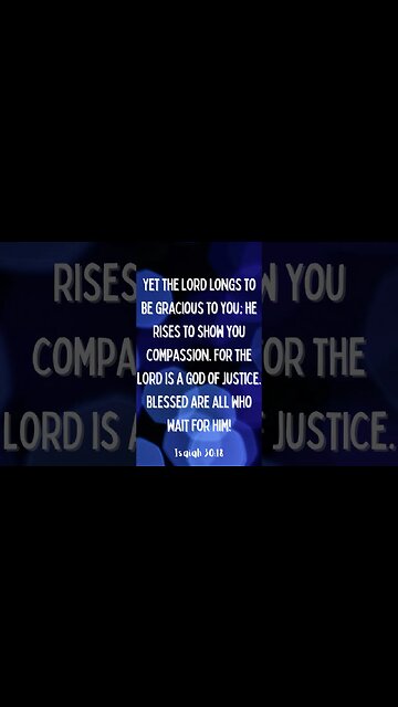 Isaiah 30:18 #shorts