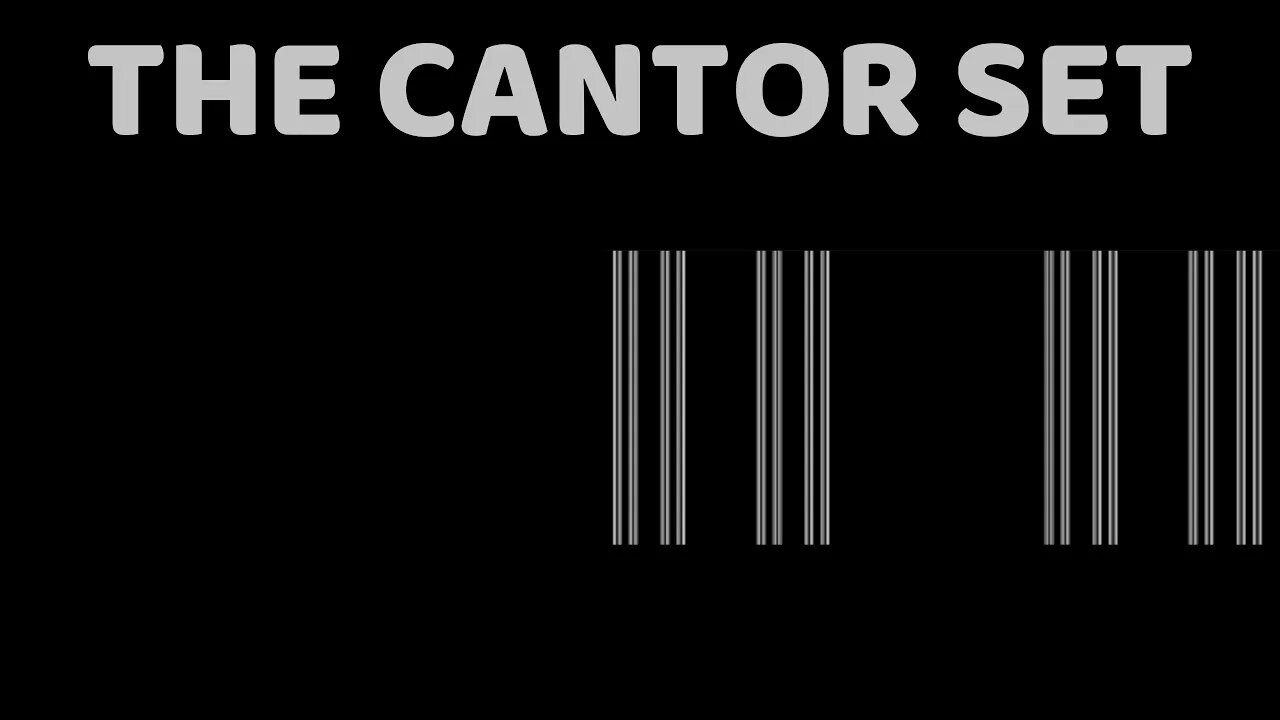 What happens at infinity? - The Cantor set