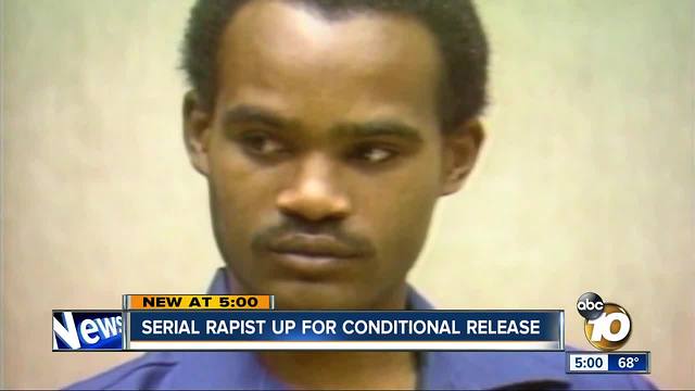 Serial rapist up for conditional release