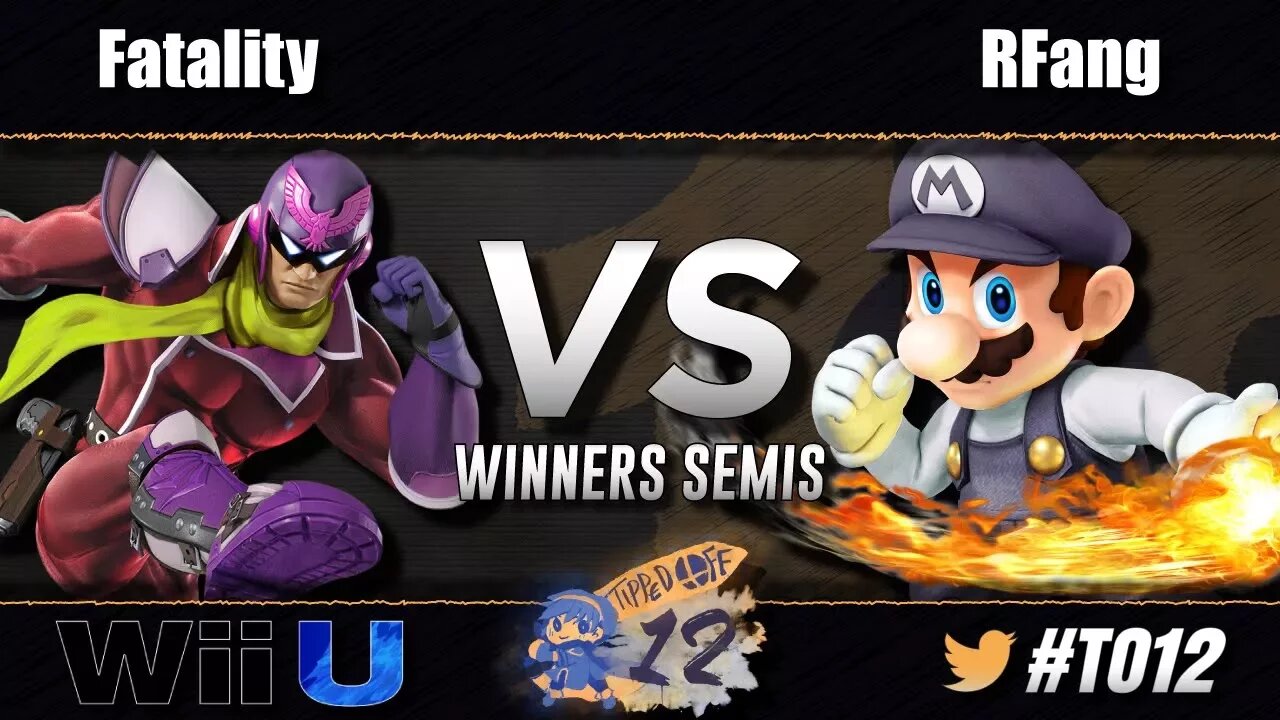 YP|Fatality (Falcon) vs OeS|RFang (Mario) - Wii U Winners Semis - Tipped Off 12