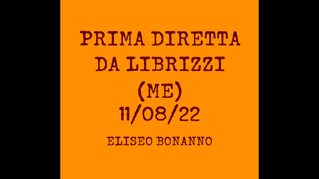 PRIMA DIRETTA DA LIBRIZZI PRIMA PARTE