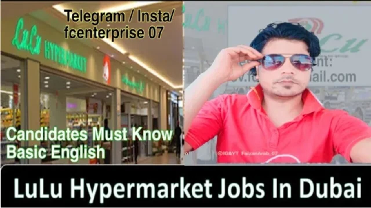 Lulu mall job in dubai | Dubai me mall job kaise milega | urgent Requirement for Lulu Hypermarket