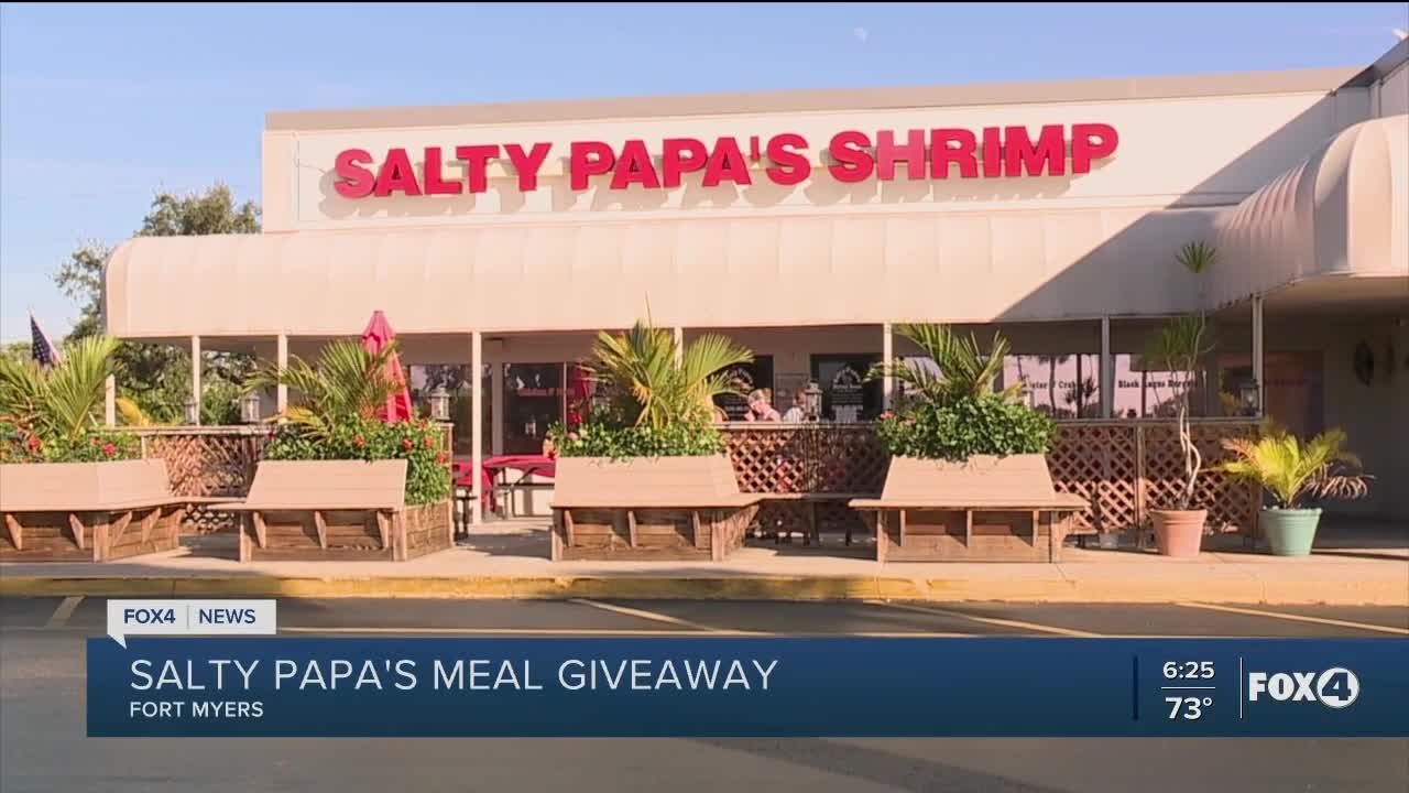 Salty Papa's food giveaway