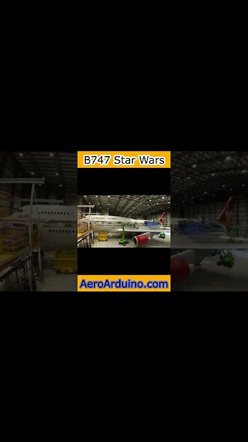 Magnificent Boeing B747 Star Wars #Aviation #Flying #AeroArduino