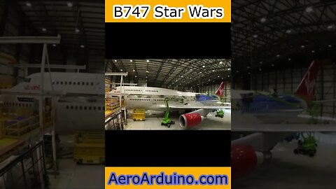 Magnificent Boeing B747 Star Wars #Aviation #Flying #AeroArduino