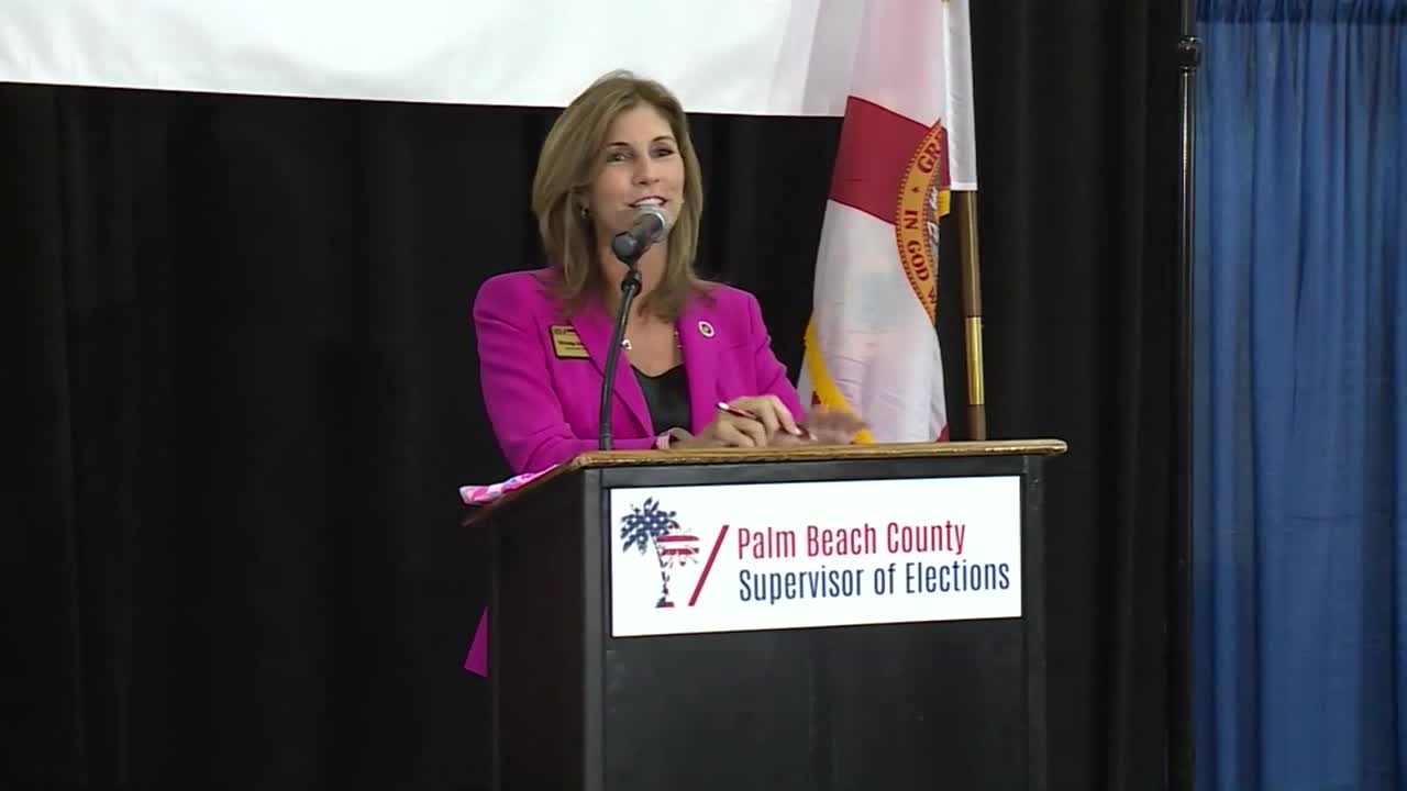 NEWS CONFERENCE: Palm Beach County Supervisor of Elections holds news conference ahead of Election Day (24 minutes)