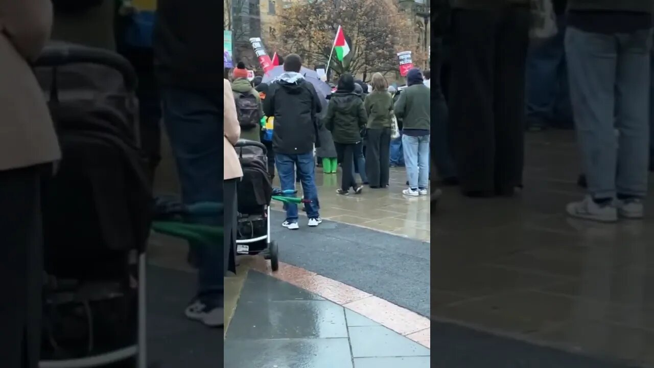 Leeds Pro-Palestinian protest (Dec 9th 2023) #leeds #protest #gaza #palestine