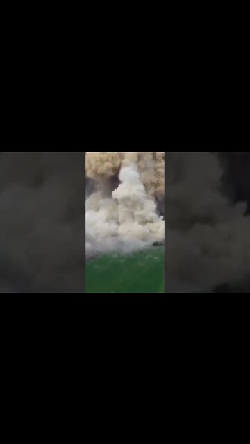 The Russian forces took out a massive Ukrainian ammunition depot