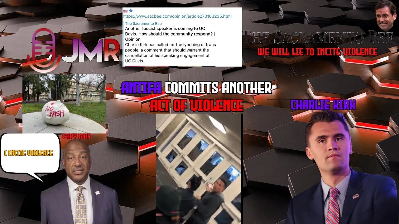 Charlie Kirk ATTACKED at UC Davis by ANTIFA mob Media pushes LIES to incite violence University HELP