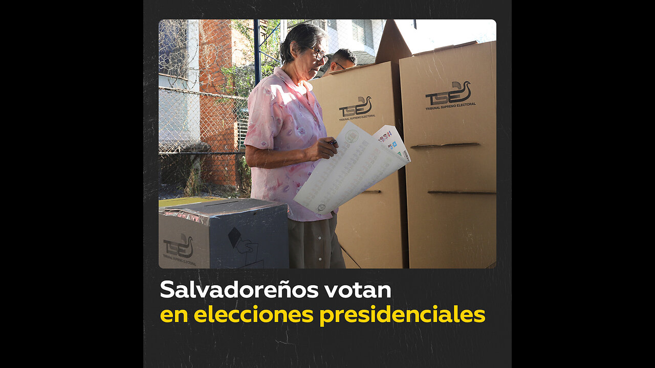 Salvadoreños acuden a las urnas para elegir a su presidente