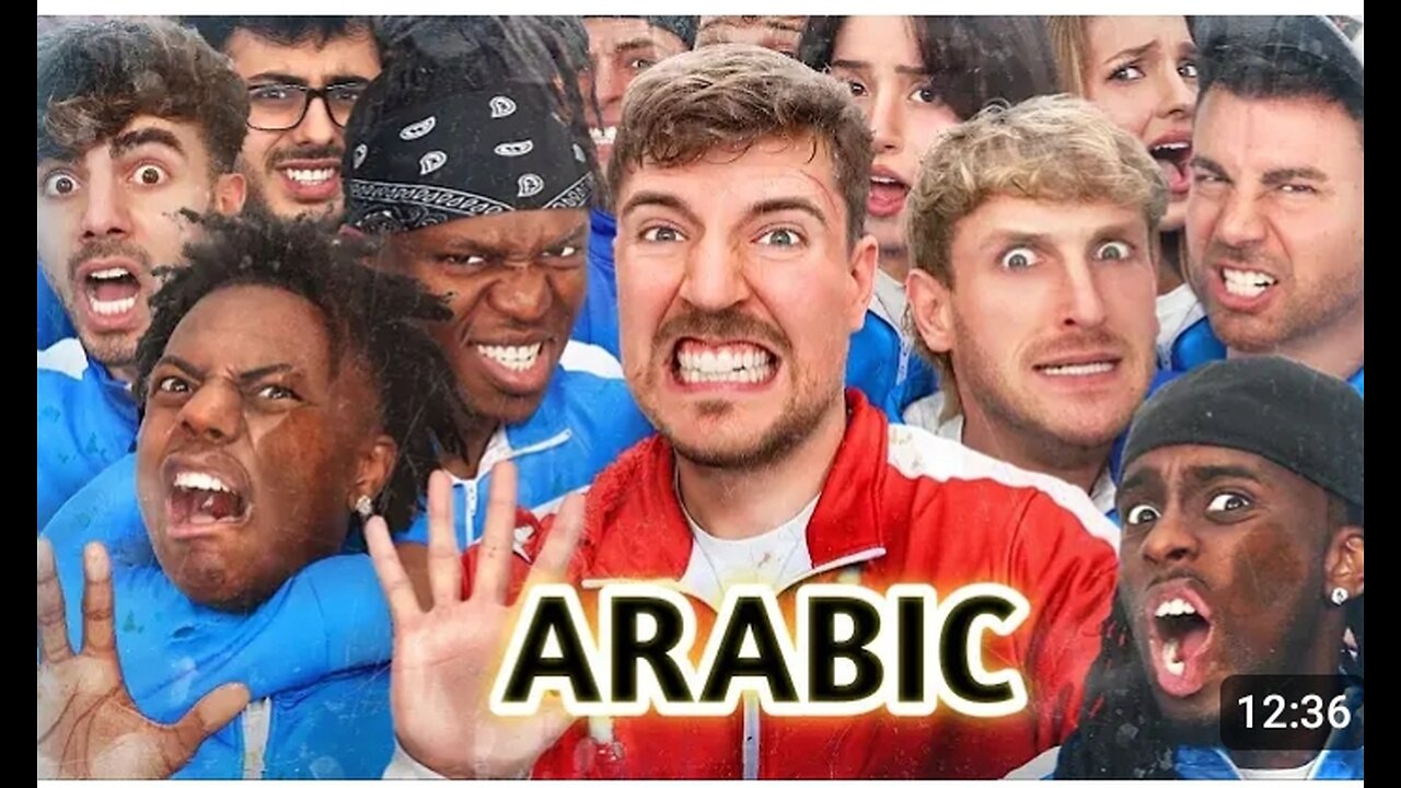 $1000000 50 youtubers are fighting for this 1000000 دولار 50 يوتيوبر يتنافسون على هذا