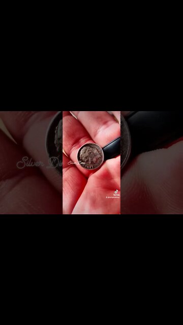 silver dime found metal detecting! | Treasure Hunt | Searching for Gold #shorts