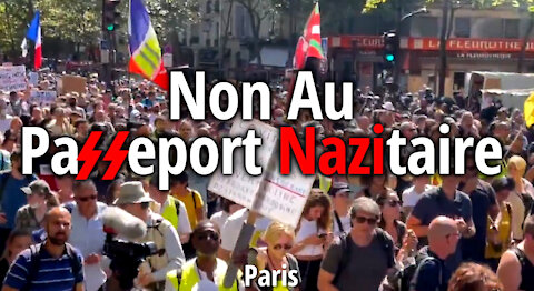 Anti-Tyranny Protests All Across France! #Manif14Aout #NonAuPasseportSanitaire