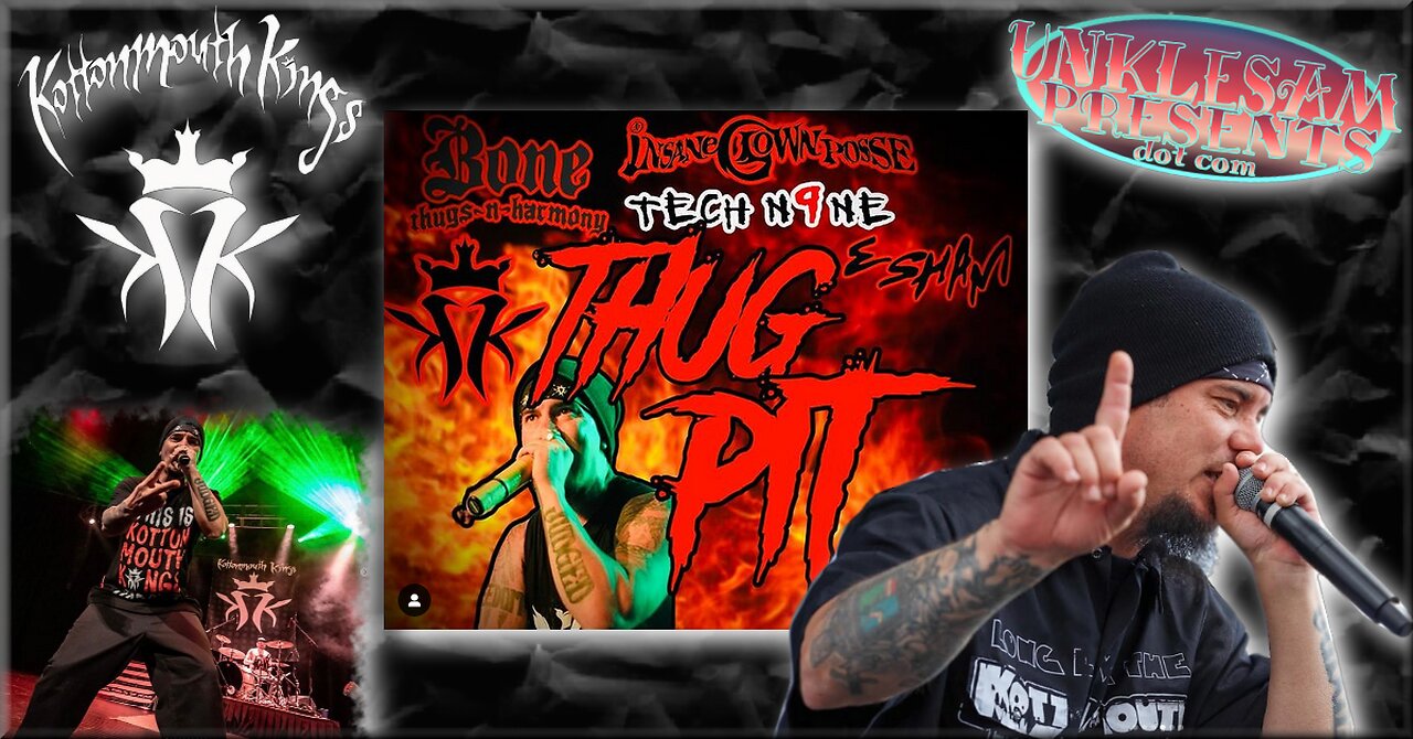 Thug Pit- ICP KMK BONE THUGS & TECH N9NE - Is it Judge D on the Bridge? Join us to Find out!!