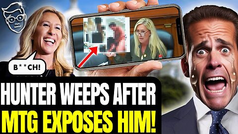 Hunter Sobs As MTG RIPS Open Laptop For Photo PROOF Of Biden Sex Crimes | 'Naked Photos Of Me!' 😭