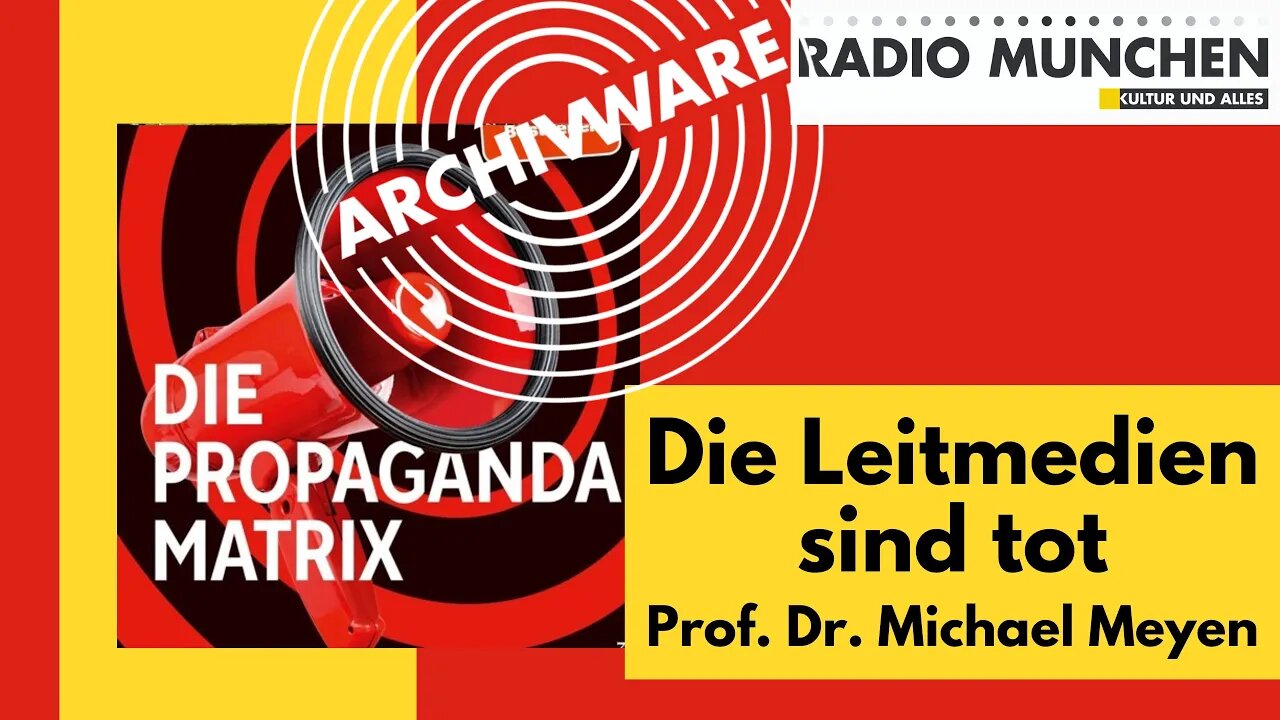 ArchivWare vom 9. August 2021 - Die Leitmedien sind tot, sagt Prof. Dr. Michael Meyen