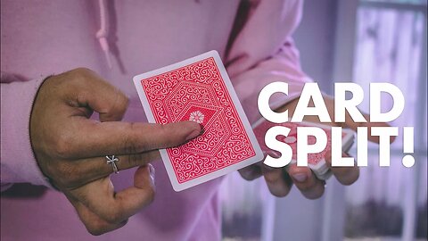 Easily SPLIT cards with magic - PigCake Tutorials