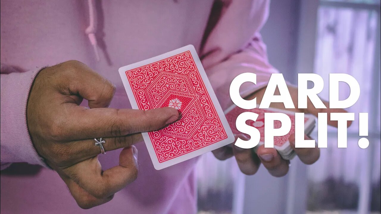 Easily SPLIT cards with magic - PigCake Tutorials