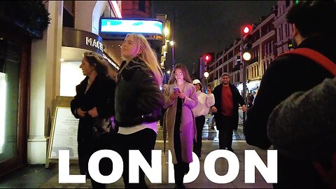 🏴󠁧󠁢󠁥󠁮󠁧󠁿 NIGHTLIFE IN LONDON - SOHO 4K WALK