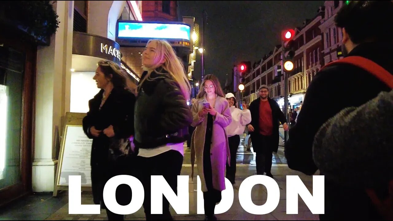 🏴󠁧󠁢󠁥󠁮󠁧󠁿 NIGHTLIFE IN LONDON - SOHO 4K WALK