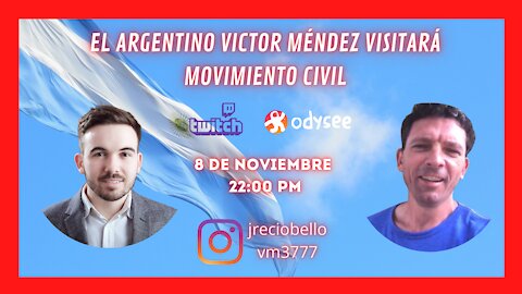 🔥🔥 EL ARGENTINO VICTOR MENDEZ VISITA MOVIMIENTO CIVIL.