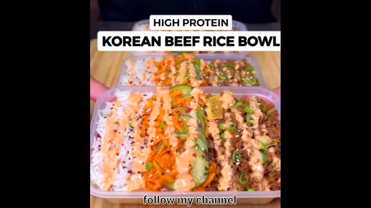 Korean beef rice bowl