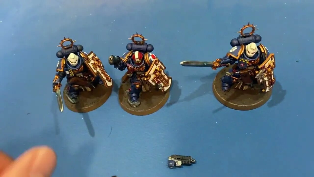 Magnetizing Warhammer 40k Space Marine Bladeguard Veterans