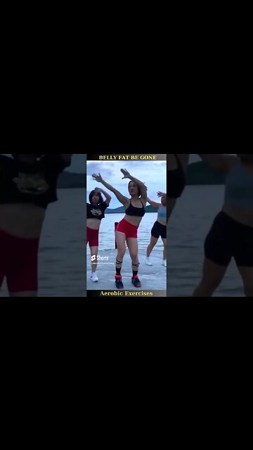 💃🏋️‍♀️ Belly Fat Be Gone: Effective Aerobic Exercises for a Trim Waistline 🌹 #short 6