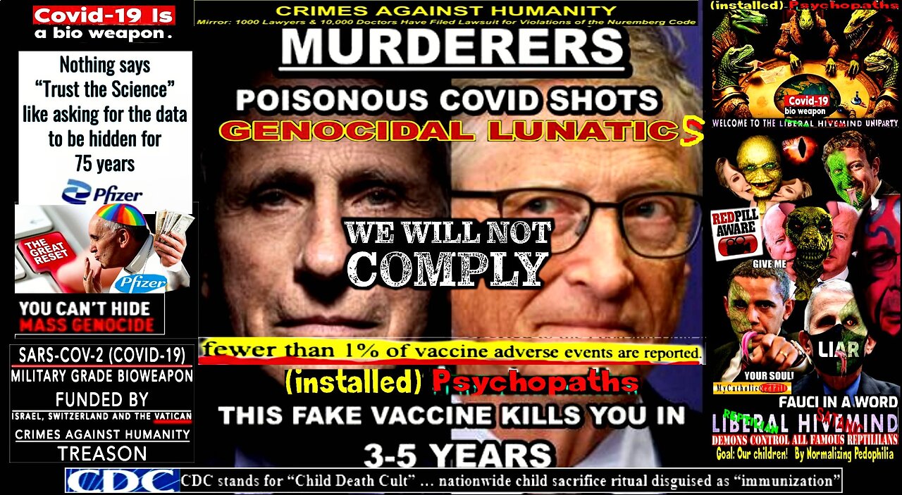 DOES TRUMP TIME TRAVEL? - FAKE COVID SHOTS TAKE 3-5 YEARS TO KILL - GET READY FOR A HUGE DIE OFF