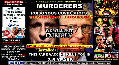 DOES TRUMP TIME TRAVEL? - FAKE COVID SHOTS TAKE 3-5 YEARS TO KILL - GET READY FOR A HUGE DIE OFF