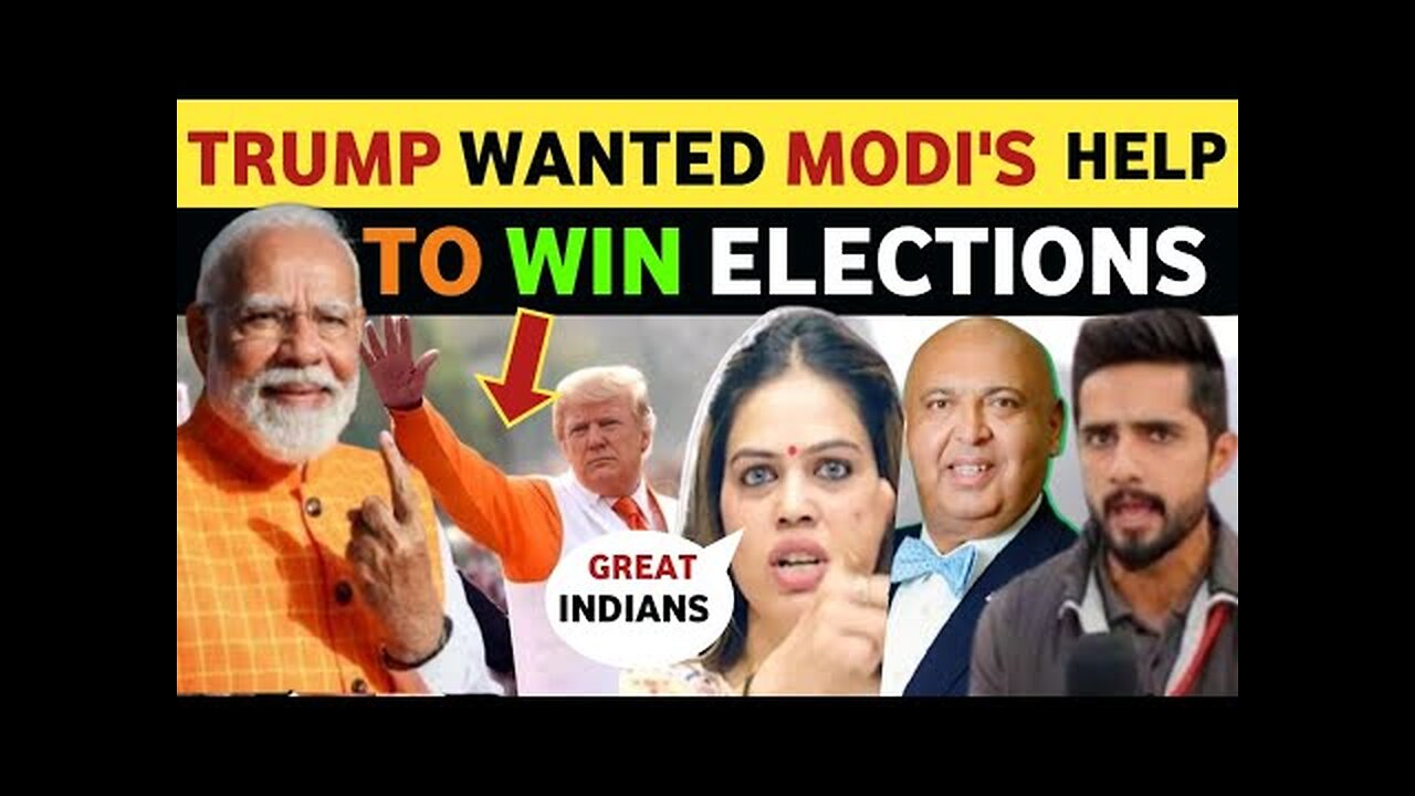 TRUMP'S VIRAL SPEECH ON PM MODI & INDIA BEFORE ELECTION RESULTS, SAJID TARAR, NAZIA ELAHI KHAN