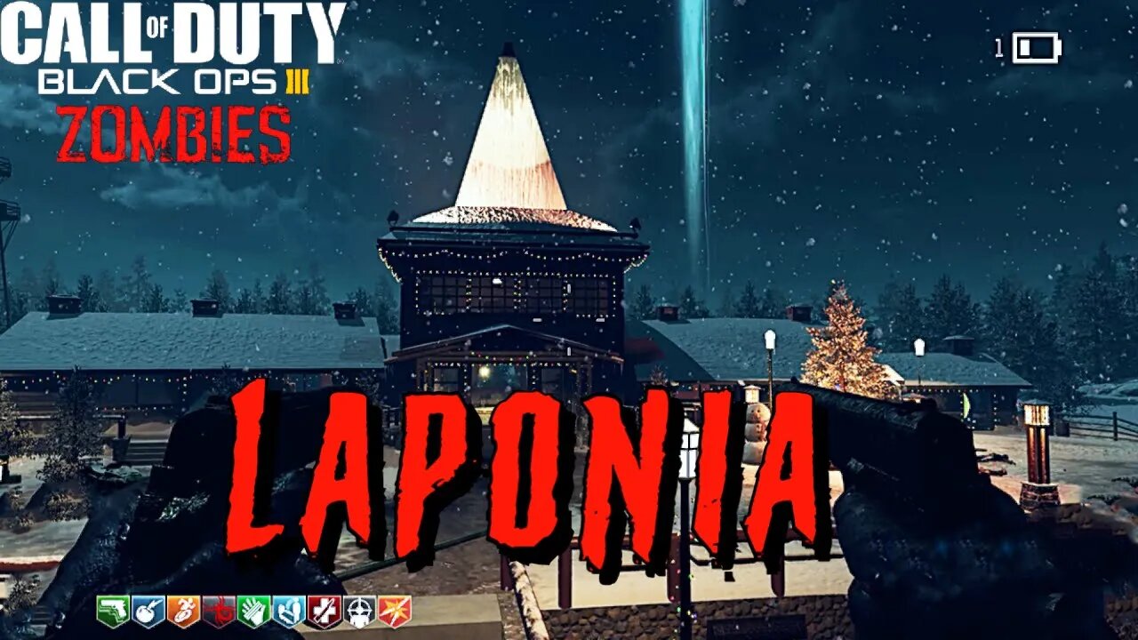 Call of Duty BO3 Laponia Custom zombies map with EE Ending