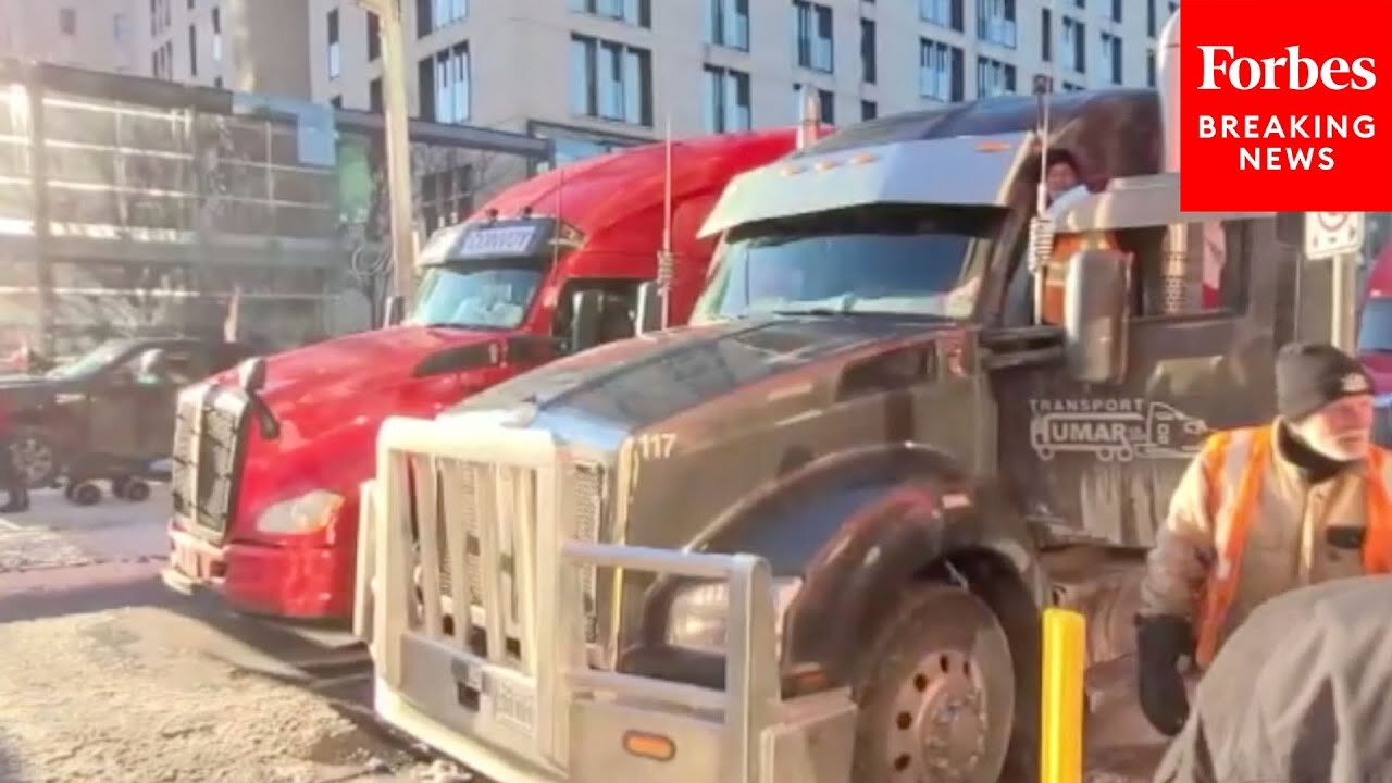 Thousands Of Truckers In Canada Continue Anti-Vaccine Mandate Protests