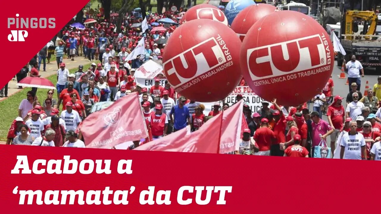 Fim do imposto sindical acaba com mamata da CUT