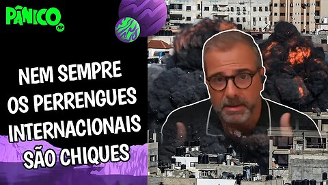 SER CORRESPONDENTE INTERNACIONAL É MAIS GLAMOUROSO FORA DA GAZA DE GUERRA? Rodrigo Alvarez comenta