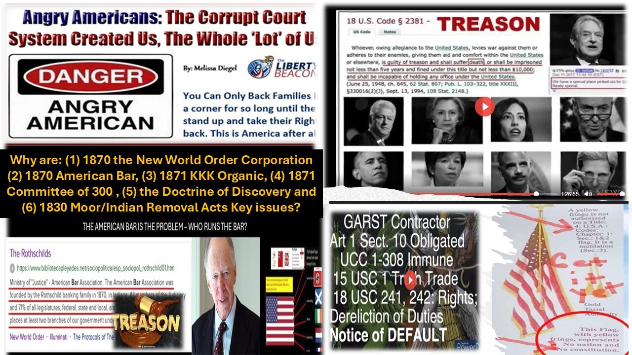 DANGER ANGRY AMOORICAN/AMERICAN - WE KNOW THE TRUTH ABOUT THE USA INC COURTS