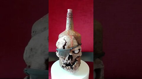 I made a Haunted Hooch PIRATE jug for Midwest Haunters Convention! #shorts #pirates