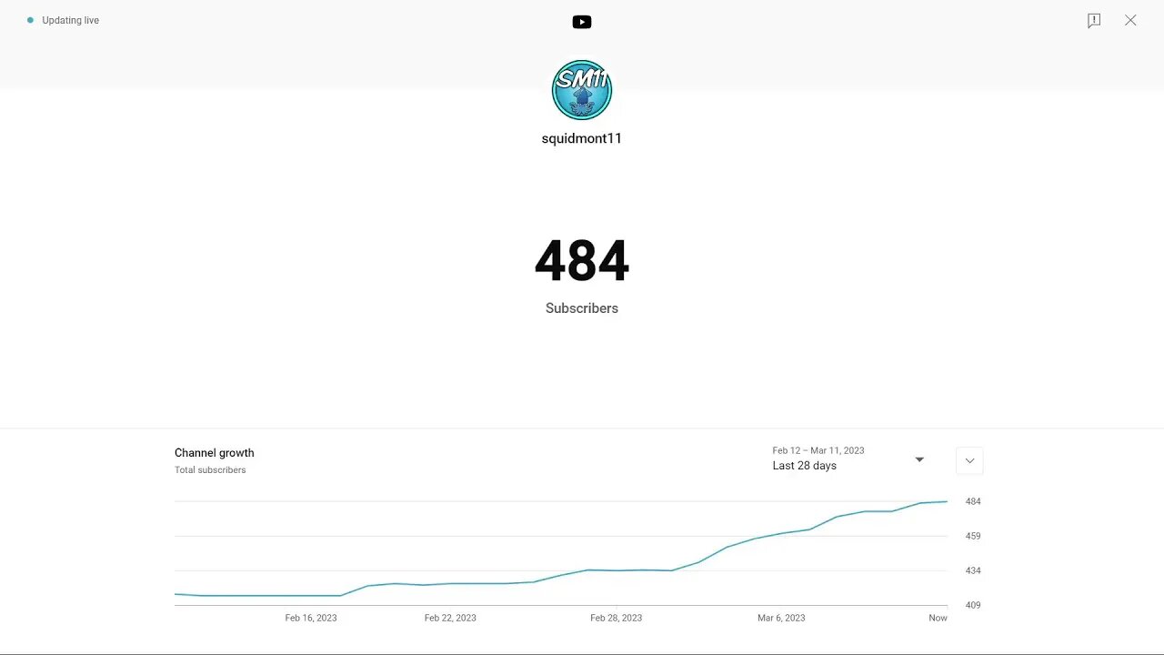 Day 32 of Streaming my Subscriber Count