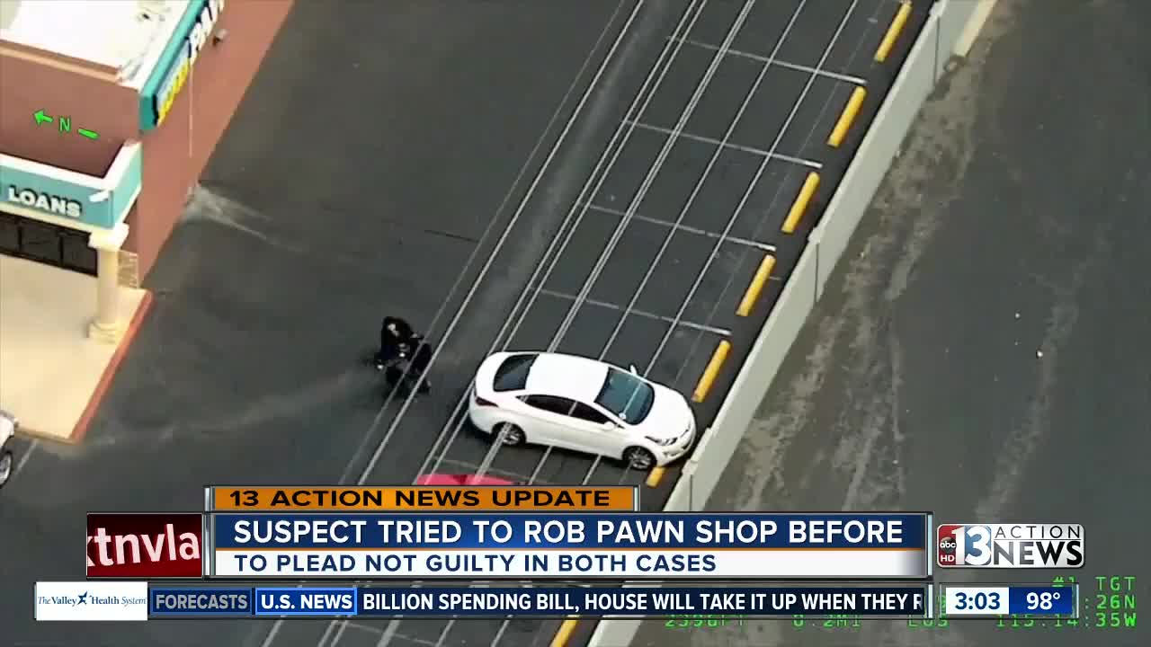 Man shot by Las Vegas police in pawn shop heist faces 2nd case