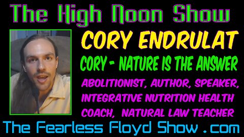 CORY ENDRULAT: Cory - Nature is the Answer - LIVE