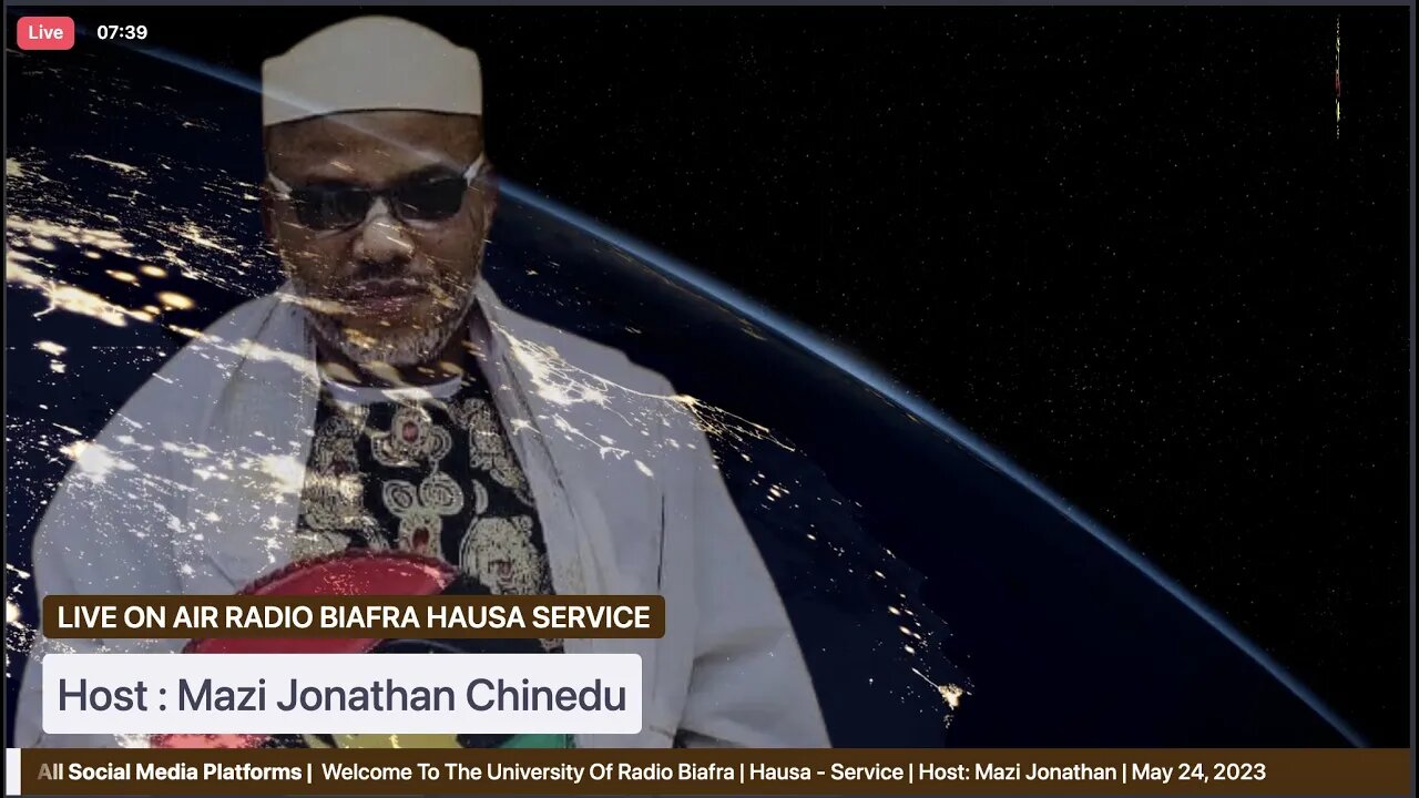 Welcome To The University Of Radio Biafra | Hausa - Service | Host: Mazi Jonathan | May 24, 2023