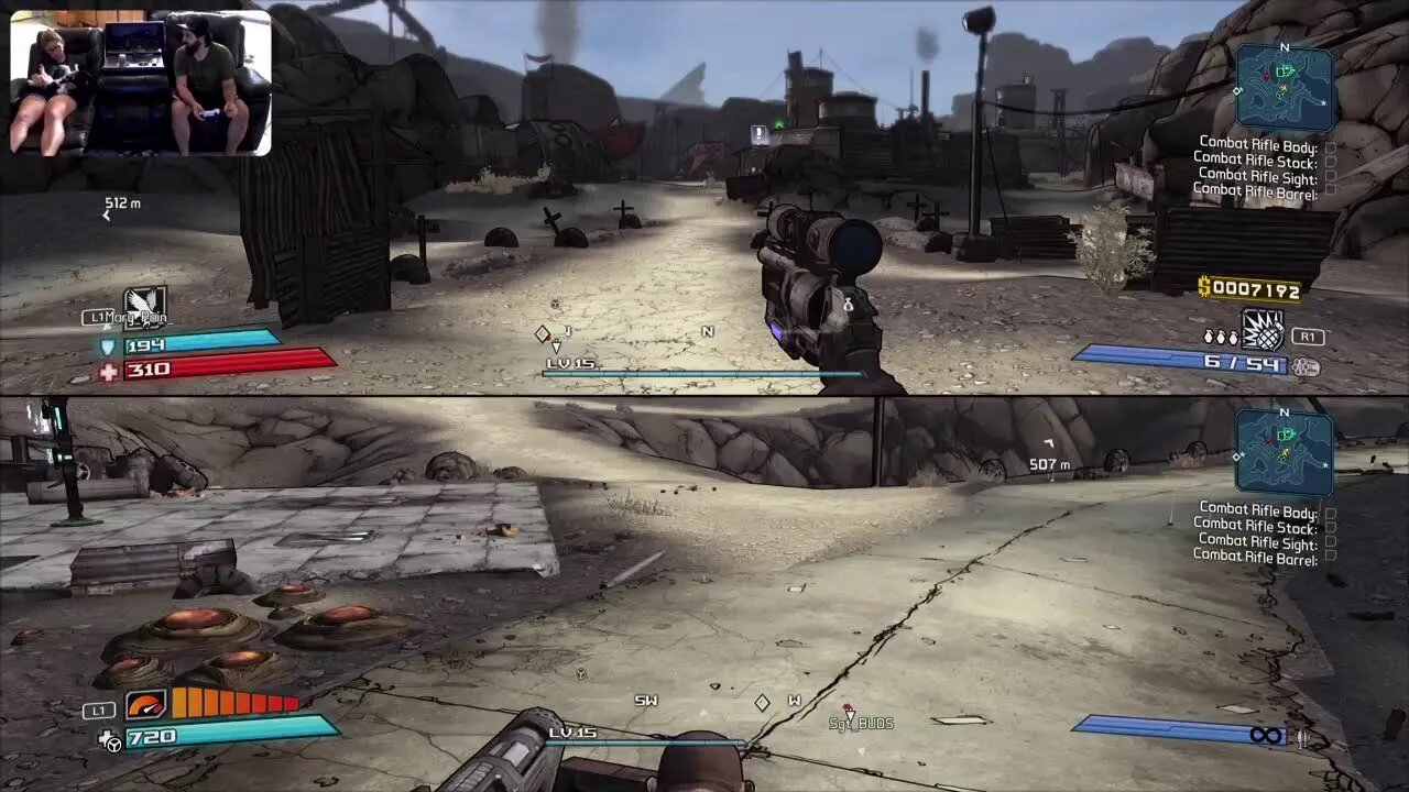 Borderlands play through with Mary_Pain_ part 2