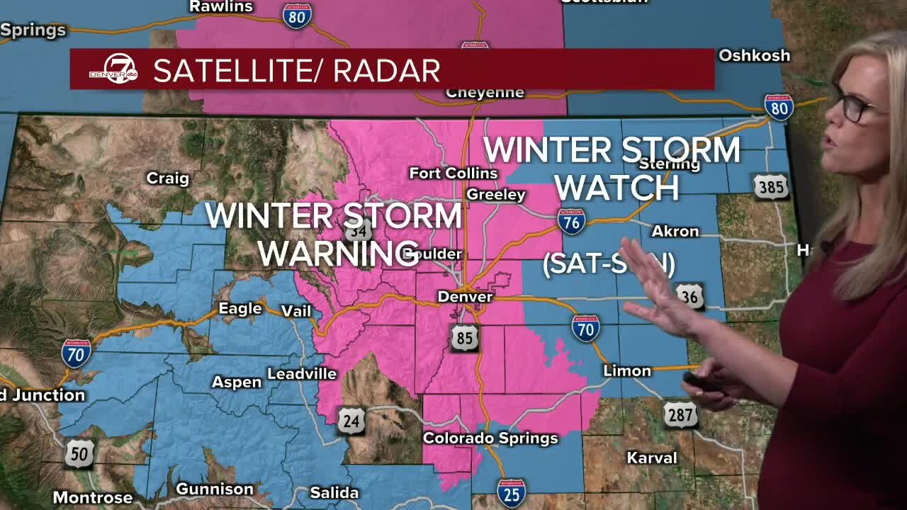 Winter storm warning issued for the Front Range: Here's the latest | 4:30 p.m. Thursday