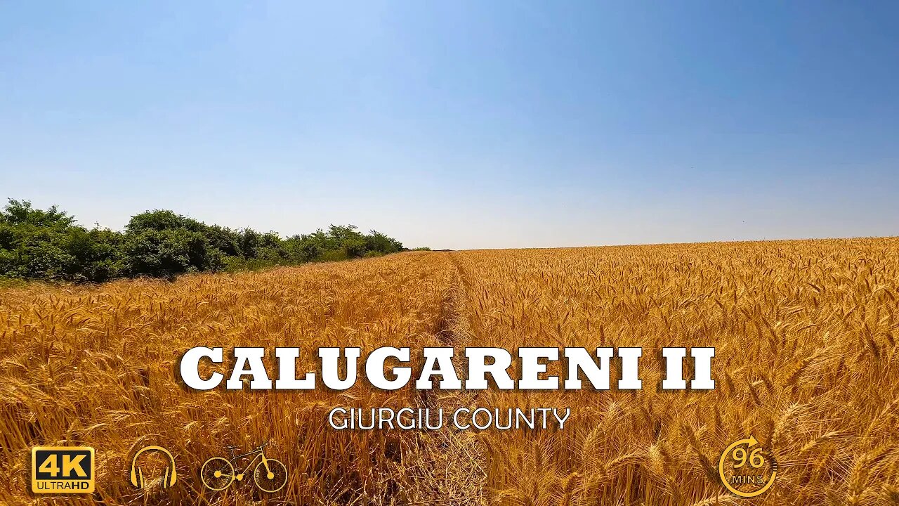 Calugareni - Hulubesti - Singureni XC ride | Soft house music | 4k Virtual Tour | 🇷🇴