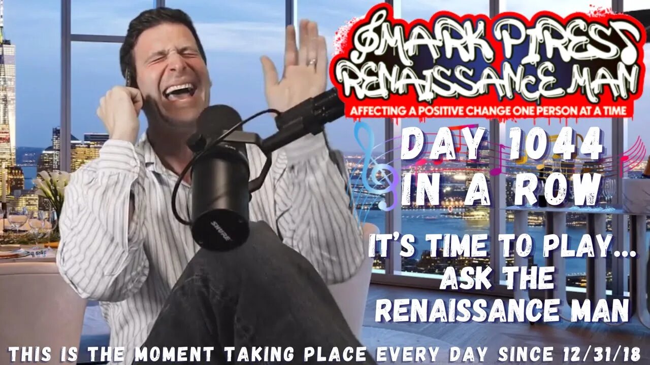 Ask The Renaissance Man! Tonight, Call In Night! Plus, Music & Laughs!