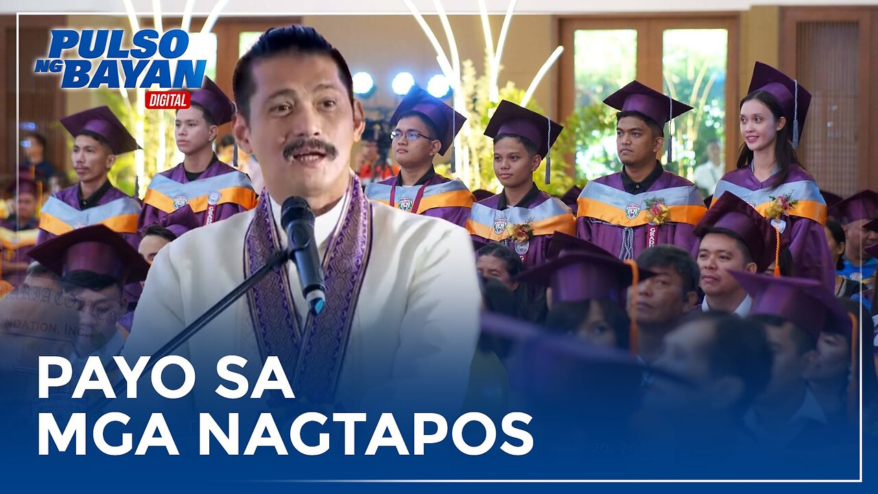 Sen. Padilla, pinayuhan ang mga bagong graduate ng JMCFI