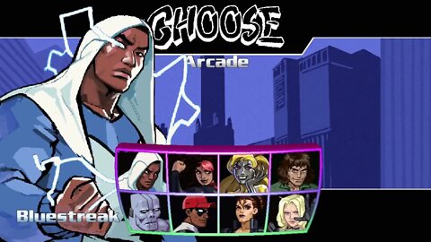 Fighter Select Screen For Bluestreak by The Diepod A Black Game Developer